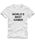 Marškinėliai World's best gamer Marškinėliai World's best gamer